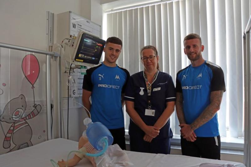 Torquay United hospital visit