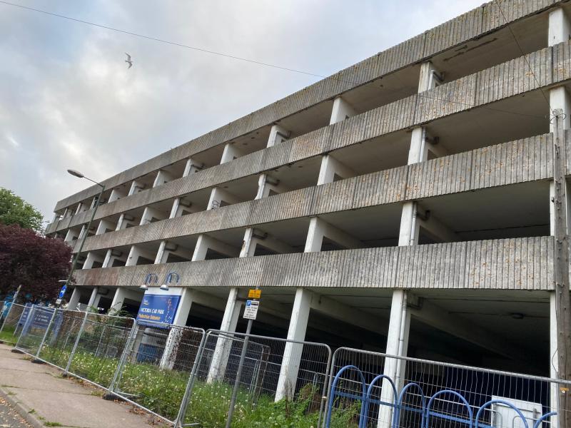 Garfield Road car park in Paignton