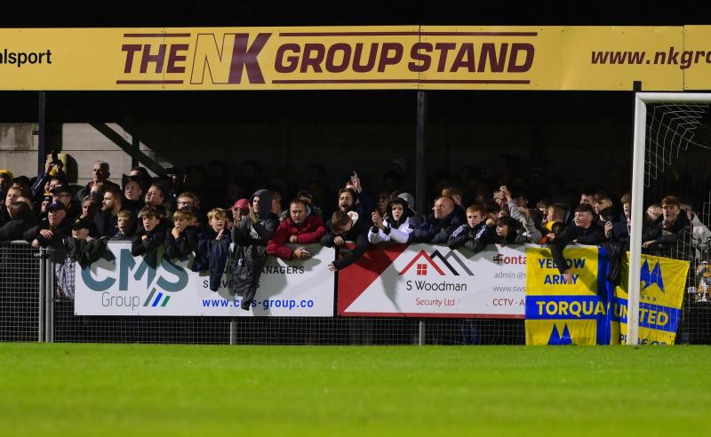 Torquay fans at Weston PPAUK