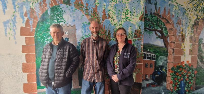 Steve Chown, Mark Bell and Tracy Pleece