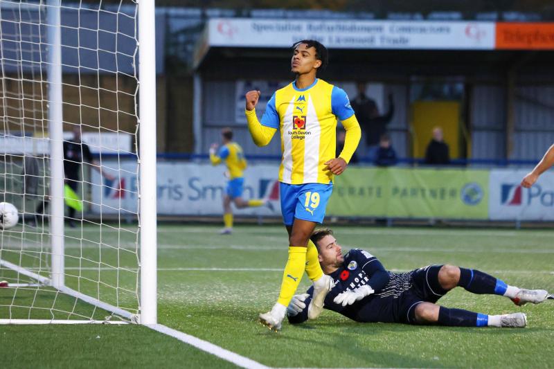 Goal celebration for Theo Williams PPAUK