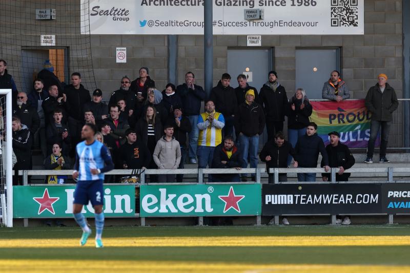 Torquay United fans at Dartford PPAUK