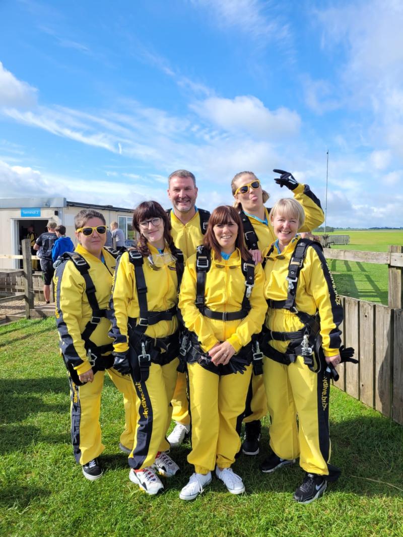 Charity skydive