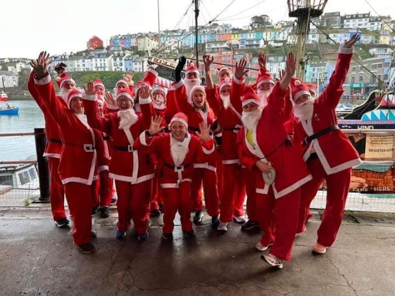 Running Santas