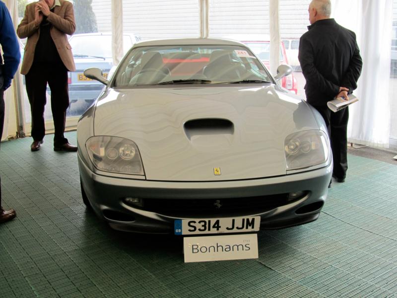 Paul Jolly sold this Ferrari at a physical classic car auction Pic Paul Jolly