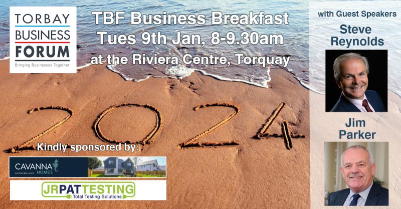 Torbay Business Forum breakfast to focus on investment and the Torbay Story