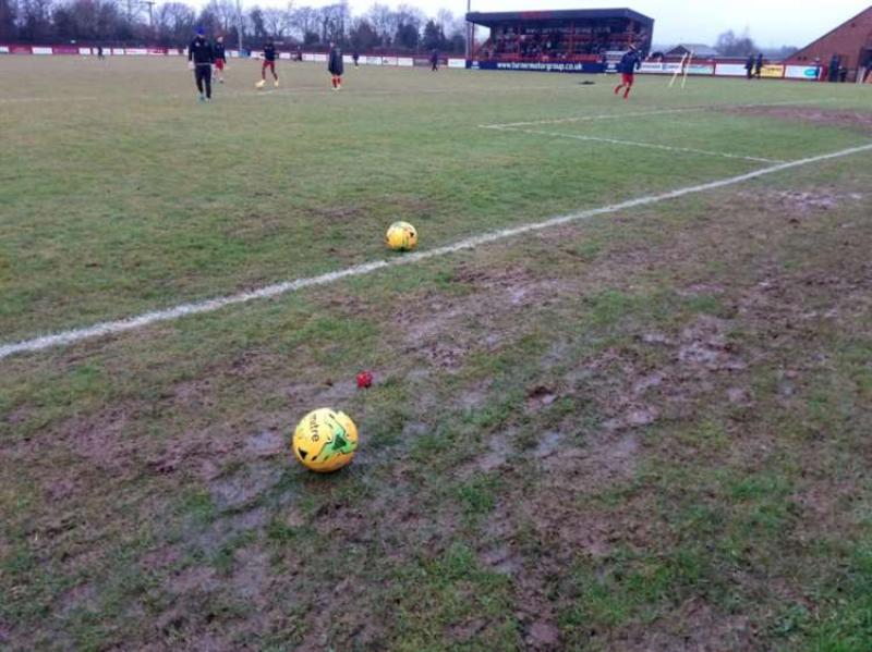 Waterlogged pitches
