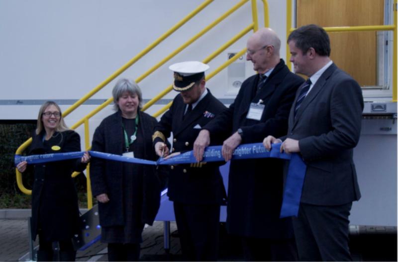 Torbay Hospital cuts ribbon on critical new mobile unit