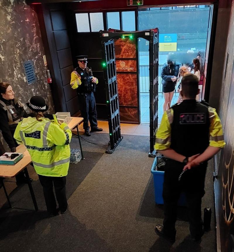 Torquay police knife arch operation