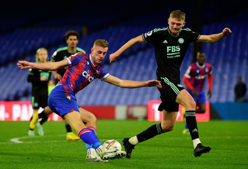Ronny Nelson playing for Leicester U21s