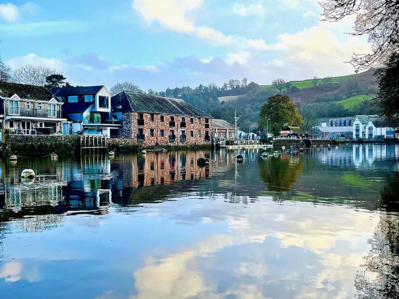 River Dart at Totnes Pic Stephen Coombes