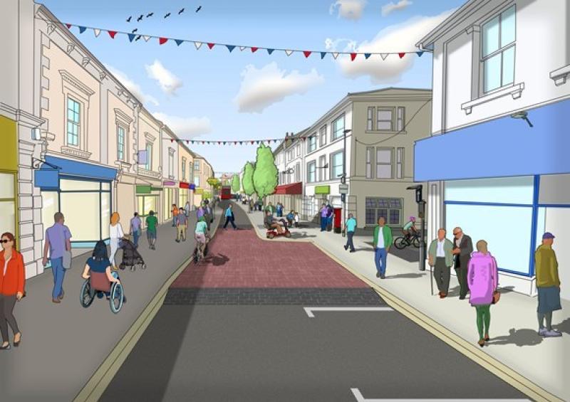 Campaigners stand in memory of ‘doomed’ Newton Abbot businesses