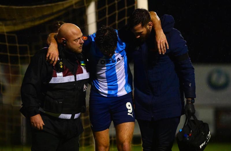 Injury problems at Plainmoor. Pic from PPAUK
