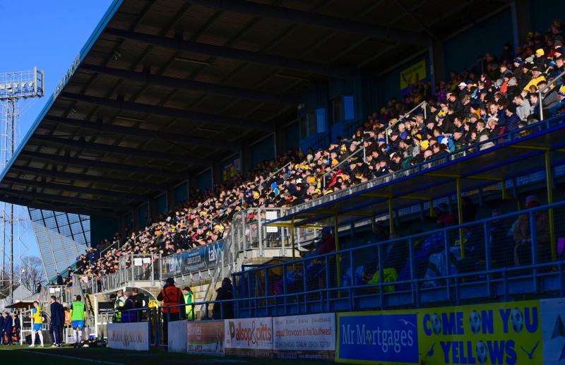 Torquay fans v Aveley. Pic from PPAUK