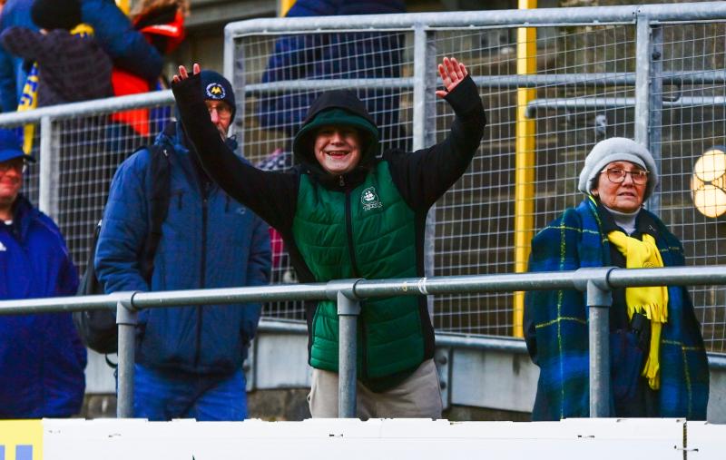 Argyle fans at Plainmoor. Pic from PPAUK