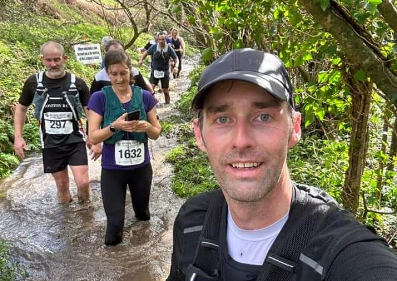 Chris Martin enjoying the Grizzly mud