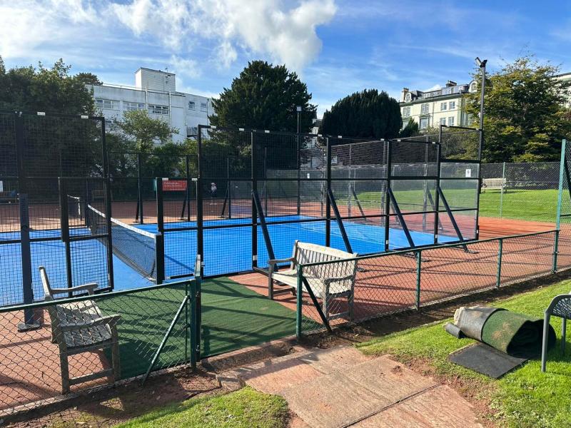 The new padel courts