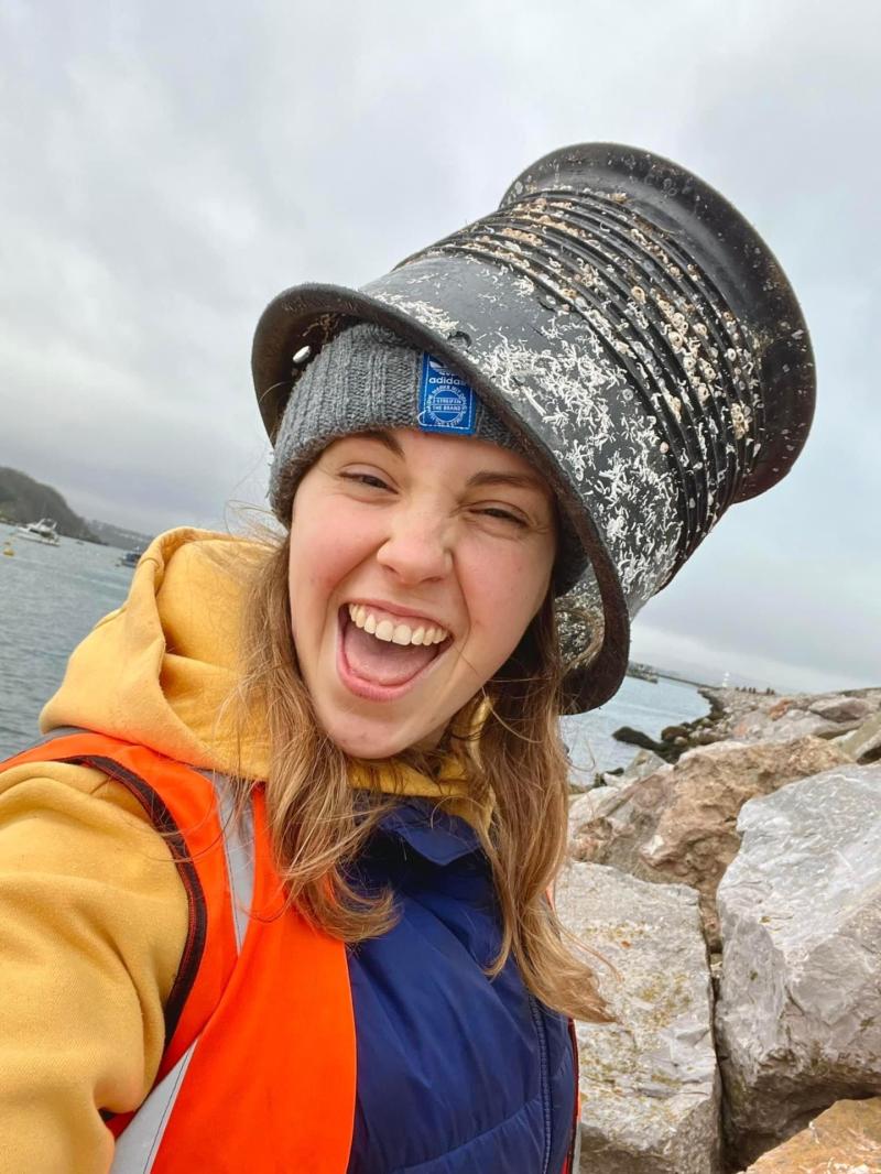 Brixham woman takes on litter picking marathon 