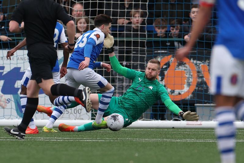 Torquay United conceding goals. Pic from PPAUK