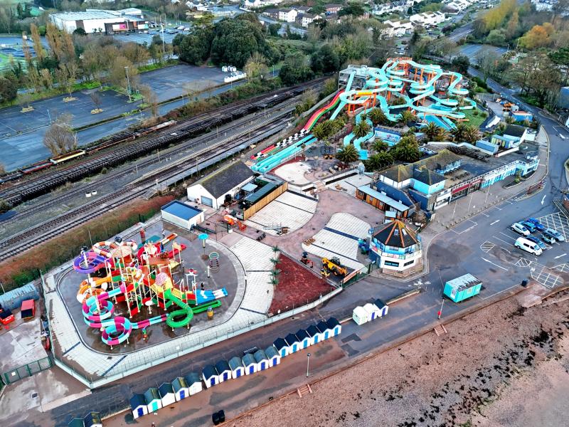 Massive new extension for Torbay waterpark nears completion 