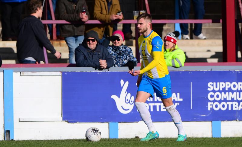 Ross Marshall in the fateful game at Weymouth