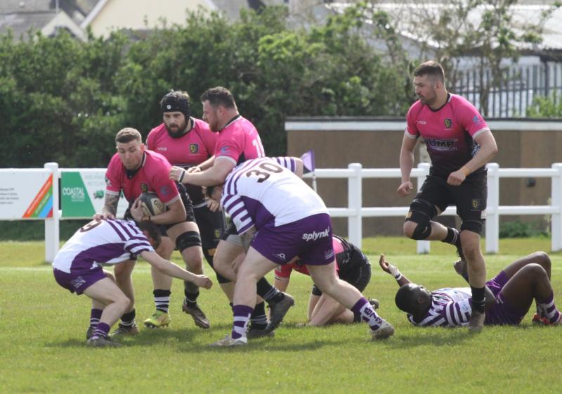 Exmouth v Brixham. Pic from Brixham RFC