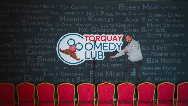 Persistence triumphs Torquay Comedy Club books huge show