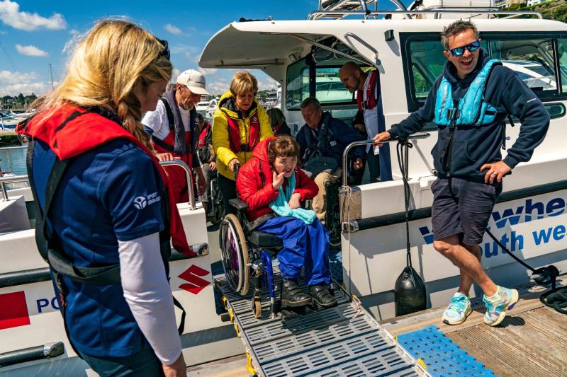Disabled man's boat dream comes true as Wet Wheels comes to Torbay