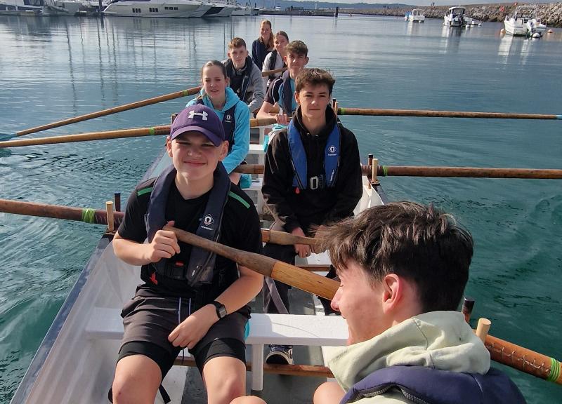 Juniors at Brixham Gig Rowing Club