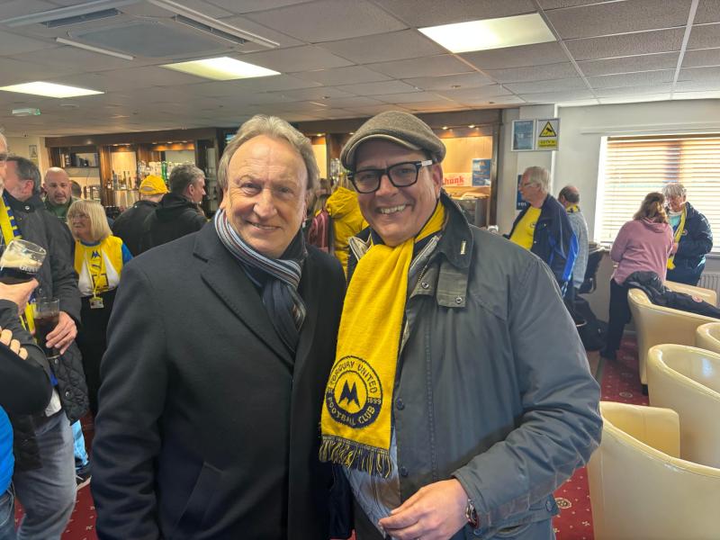 Neil Warnock and Mike Westcott