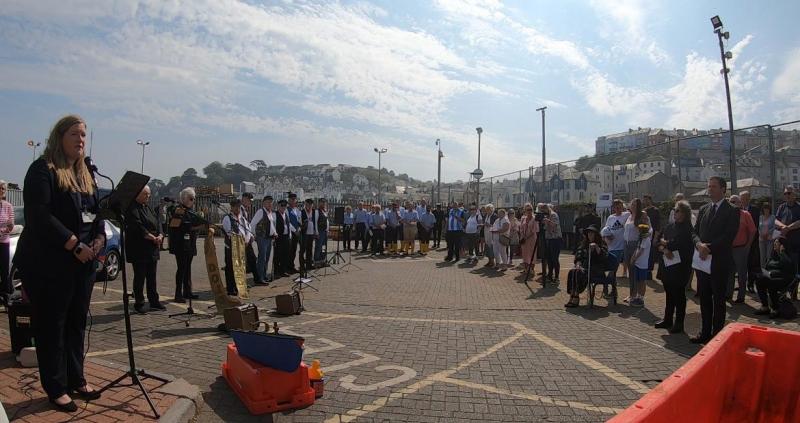 Brixham hosts Devon's first National Fishing Remembrance Day