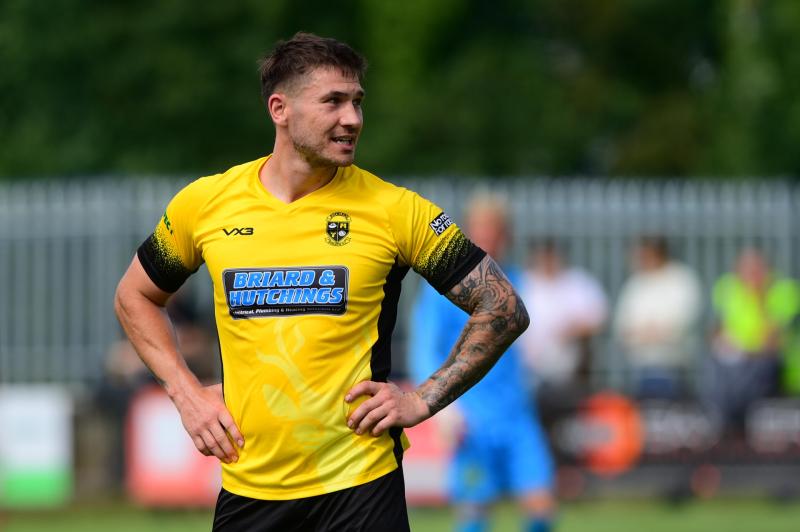Buckland striker Jared Lewington