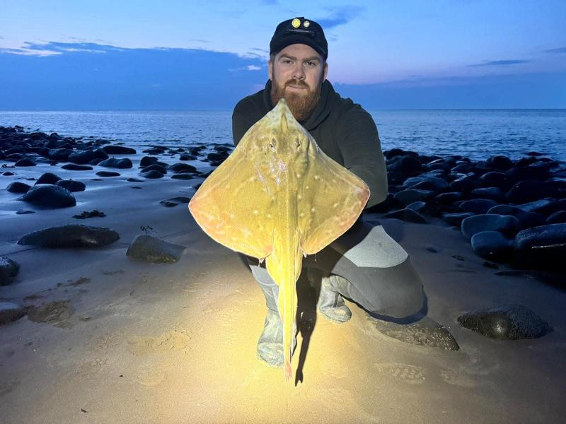 Aaron Colhoun with a Smalleyed Ray