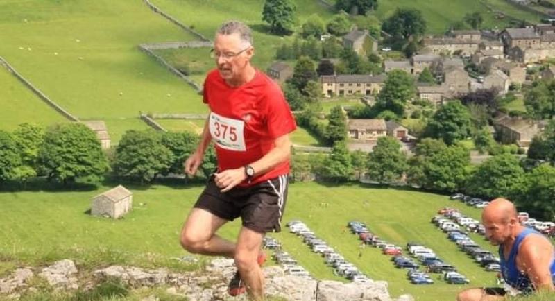 Anthony Raine climbing the Dales