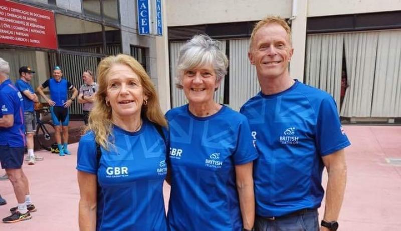 Torbay Tri Club members representing Team GB at the European Championships