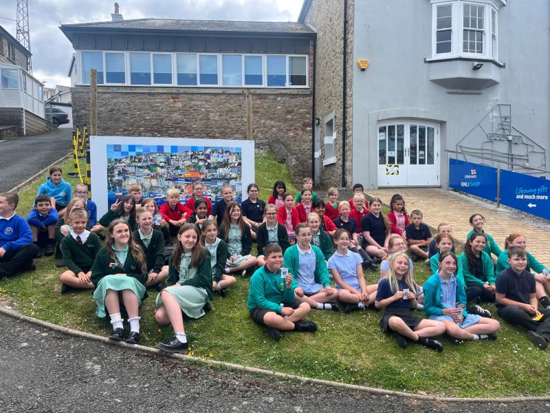 Torbay students create stunning tribute to lifeboat heros
