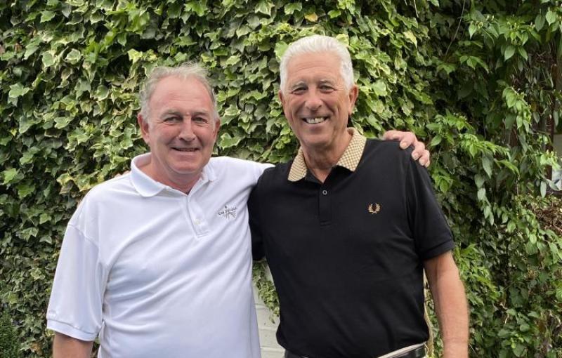 The two former players reunite 