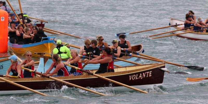 Cornish Pilot Gig rowers