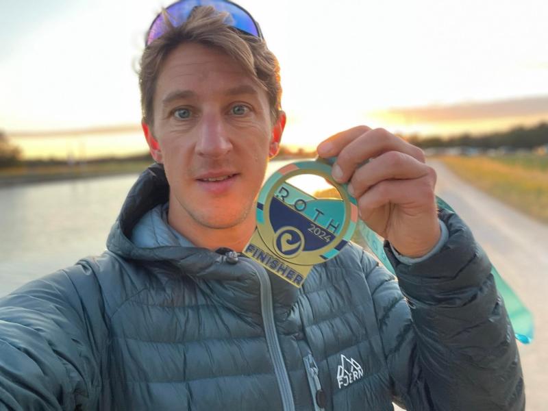 Julian Smith completed the iconic Challenge Roth triathlon in Germany