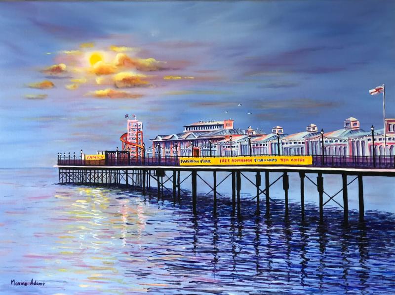 Stunning tribute to Paignton goes up in local pub