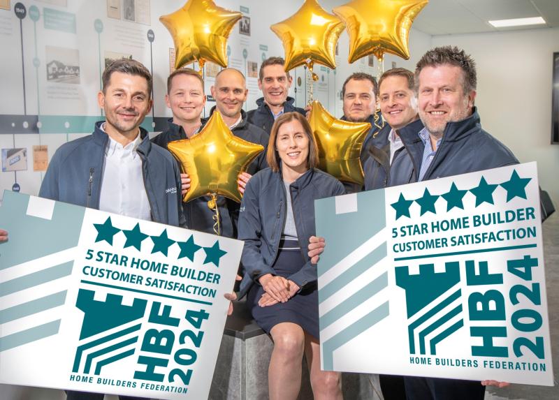 Five star rating for Torquay-based home builder