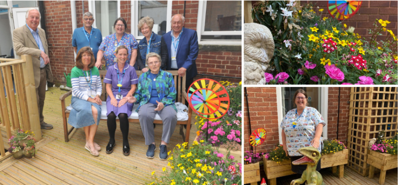 Children's ward outdoor space transformed at Torbay Hospital