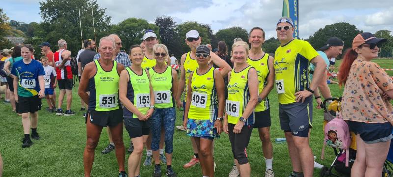 SDAC runners at the Totnes 10k (Picture by Steve Wright)