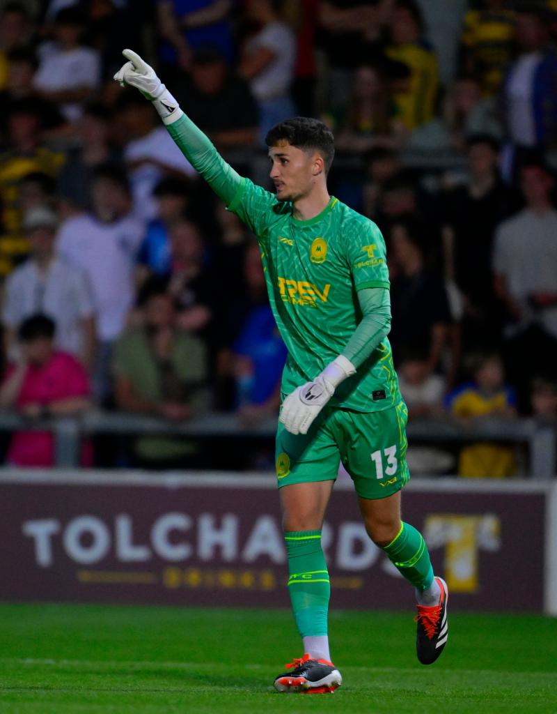 Torquay United goalkeeper Matt Wonnacott PHOTO: Phil Mingo/PPAUK