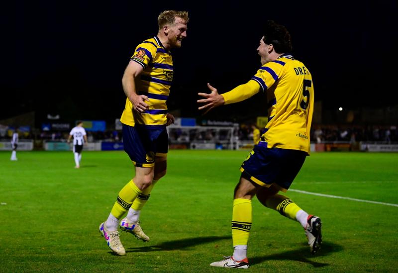 Goal celebrations for United scorer Ed Palmer Photo Tom SandbergPPAUK
