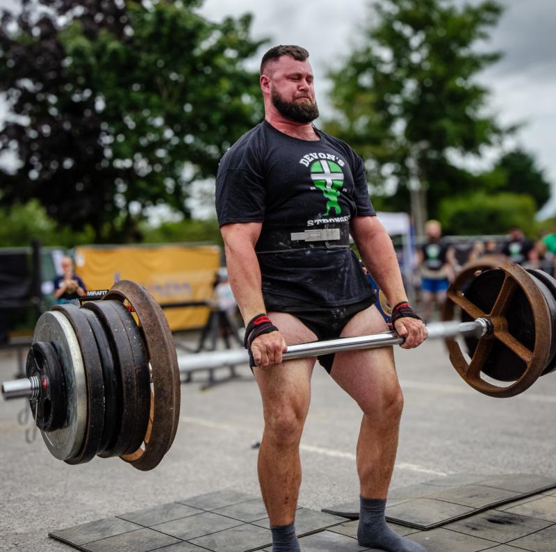 Paignton weightlifter wins Devon's Strongest Man and Armed Forces Strongest Man in same week