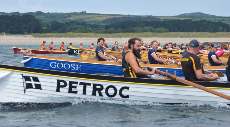 Cornish Pilot Gig rowers
