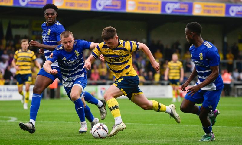 Matt Carson v Aveley. Pic from PPAUK
