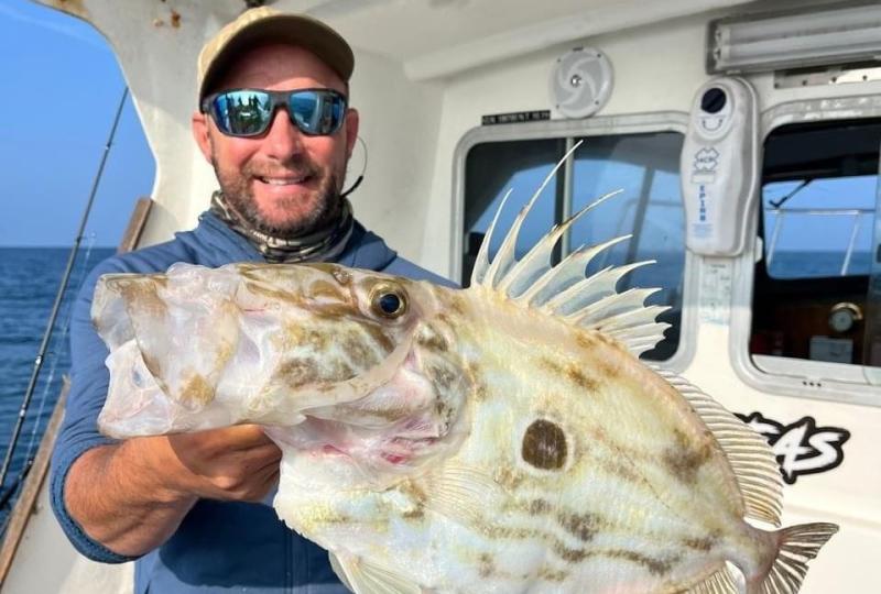 Jud Lascelles with a Specimen John Dory