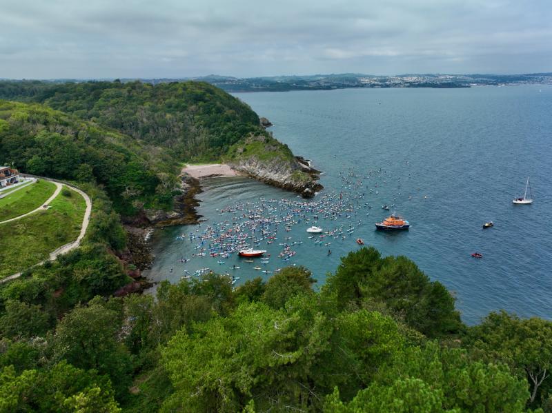 Paddleboarding in Torbay